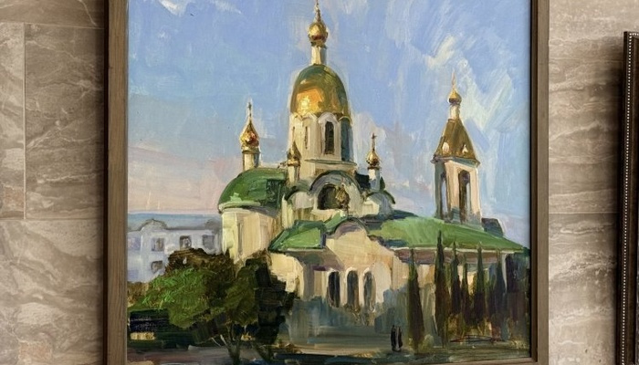 Во многофункциональном культурном центре «Бухта Казачья» открылась художественная выставка «Храмы Русских Городов: Симфония Камня и Духа»
